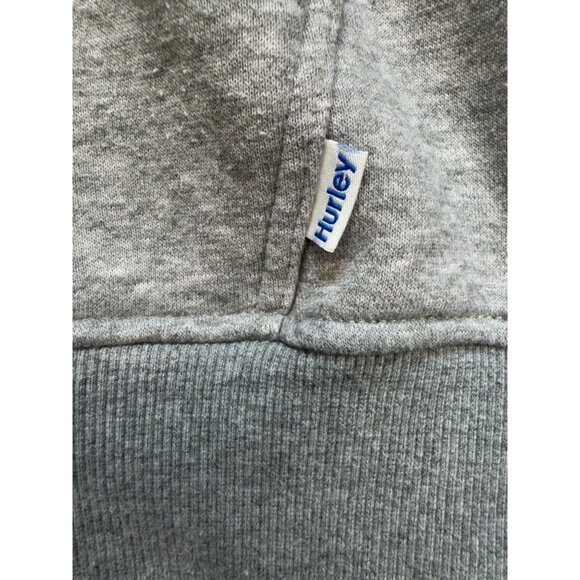 Hurley Mens Full-Zip Hoodie Sweatshirt Jacket Size S Gray Rainbow Stripe Fleece - Picture 4 of 12